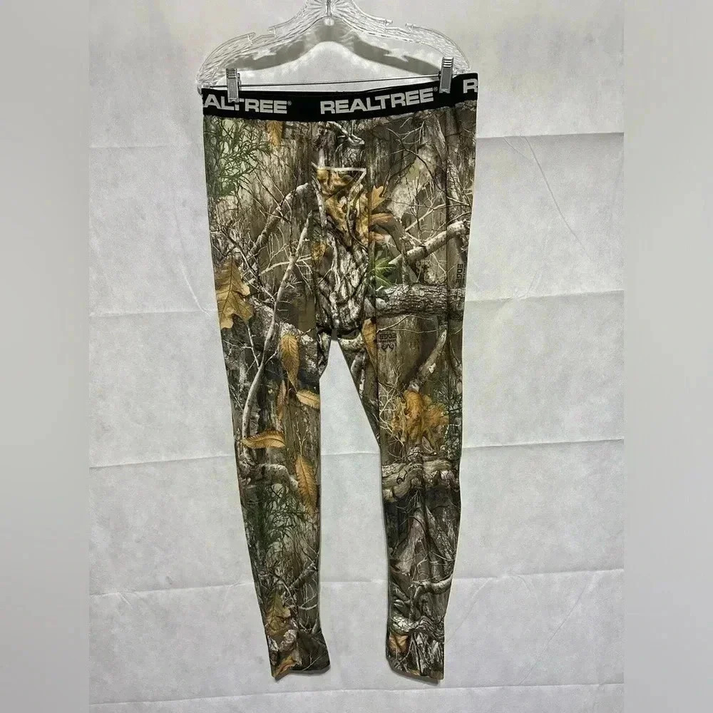 Men's L Base Layer Performance Thermals Camouflage Realtree® EDGE Scent Control